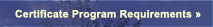 Certificate Program Requirements